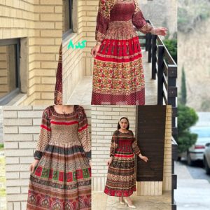 ساحلی پیراهن زنانه بلند 2161