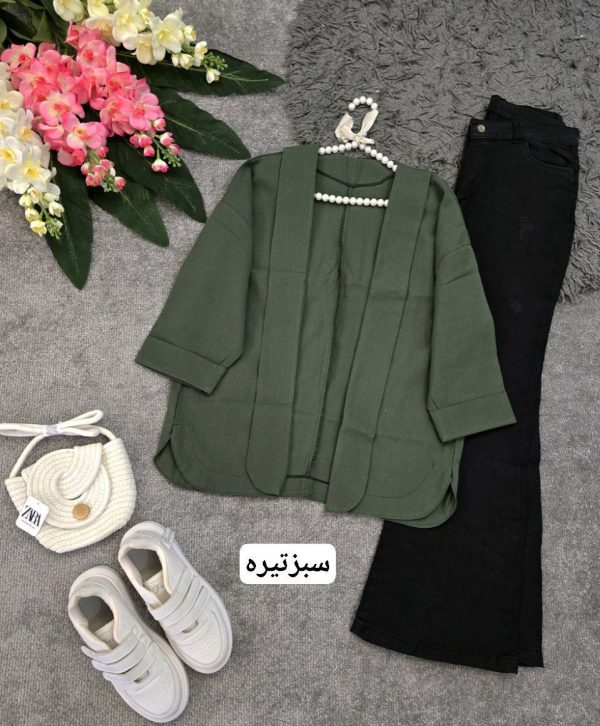 کت کوتاه لنین جلوباز 675811 - Image 4