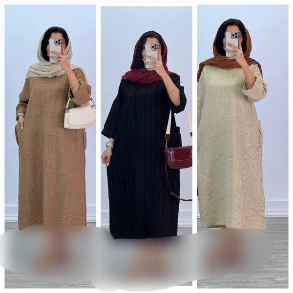 پیراهن کفتان زنانه خنک و تابستانی 44107