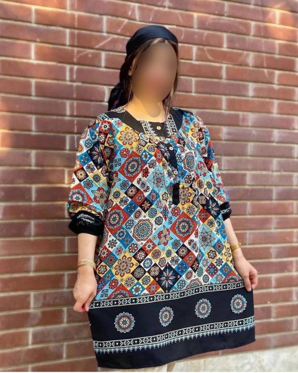 مانتو نخی اندونزی زنانه دخترانه کالکشن بهاره 444951 - Image 4