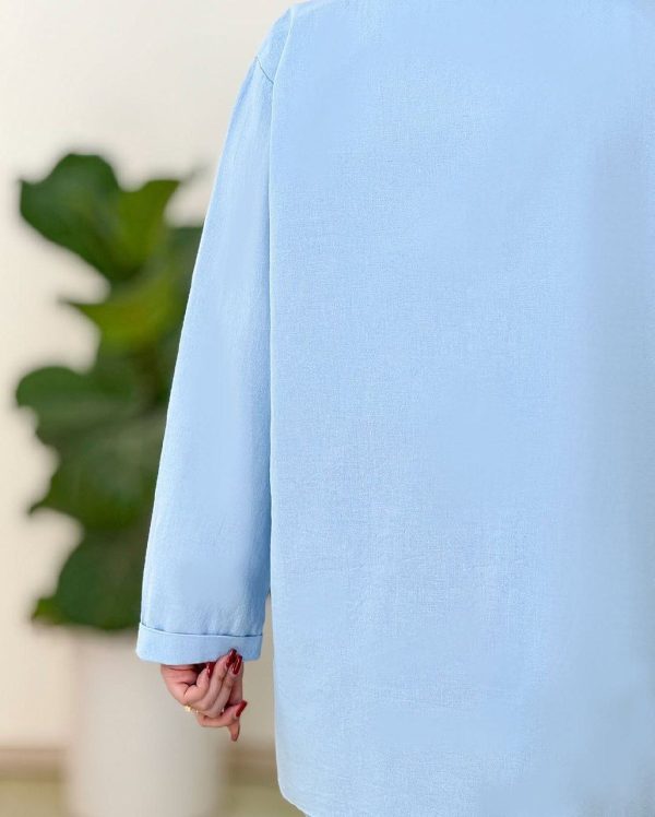مانتو زنانه دخترانه کوتاه کالکشن بهاره 444983 - Image 8