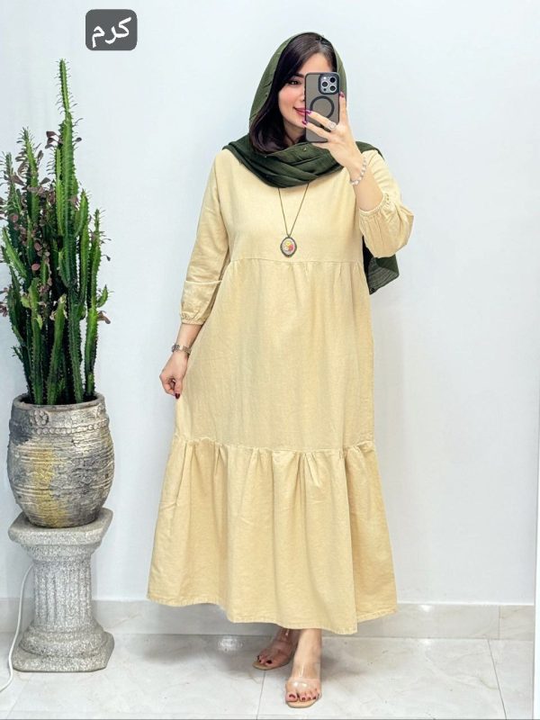مانتو پیراهن بلند زنانه بهاره661037 - Image 2