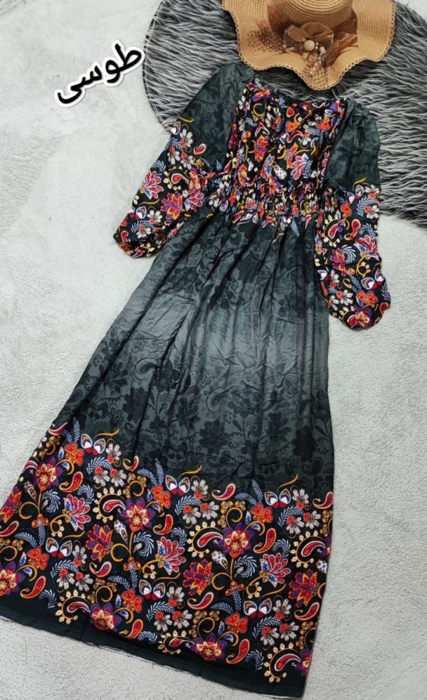 ساحلی زنانه دخترانه گلی کالکشن بهاره 44079 - Image 6