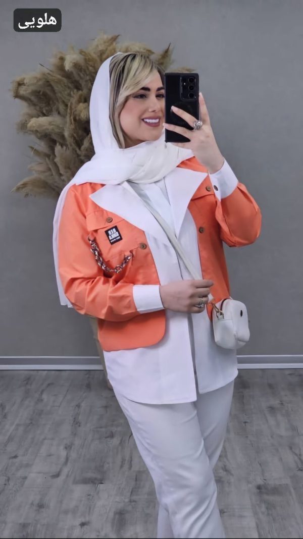 مانتو زنانه و دخترانه اسپرت کالکشن بهاره مدل طرلان 44123 - Image 7