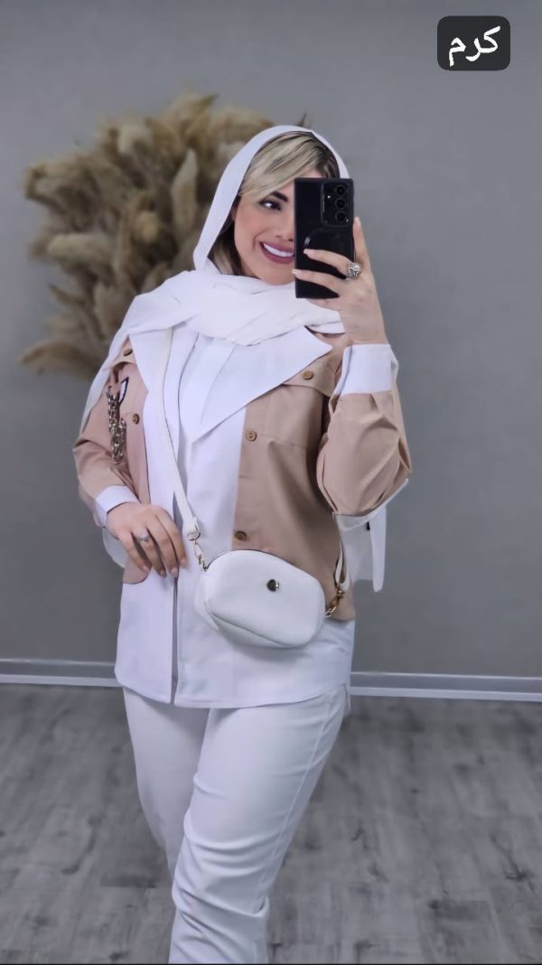 مانتو زنانه و دخترانه اسپرت کالکشن بهاره مدل طرلان 44123 - Image 3