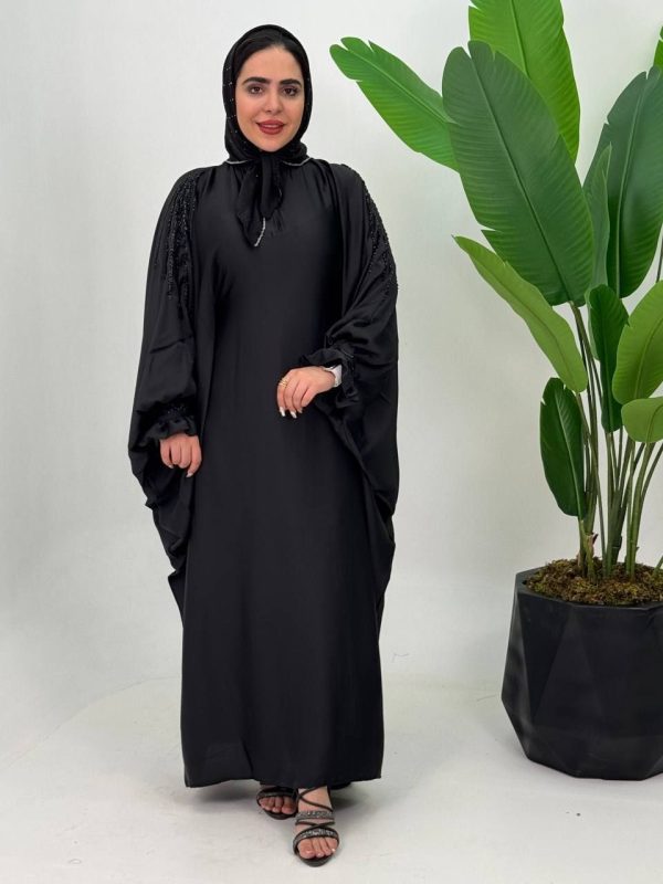 عبا زنانه مجلسی مدل خطی 44110 - Image 4