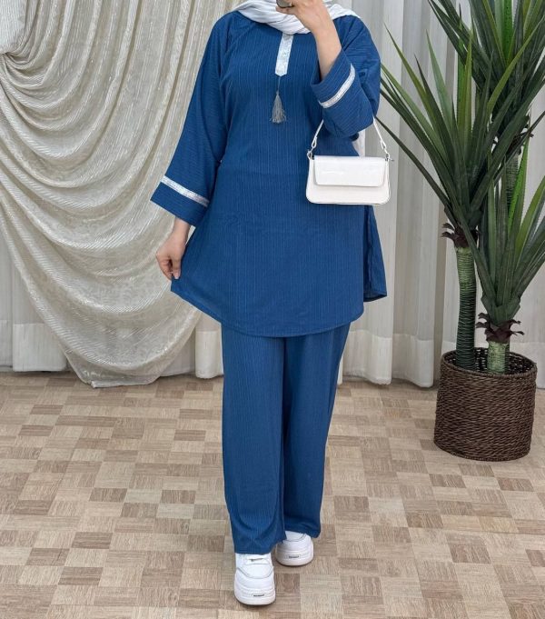 تونیک شلوار زنانه زمرد کالکشن بهاره 44121 - Image 5