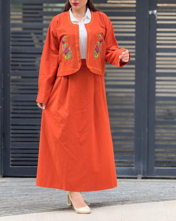 کت دامن زنانه و دخترانه بهاره شیک 77038 - Image 6