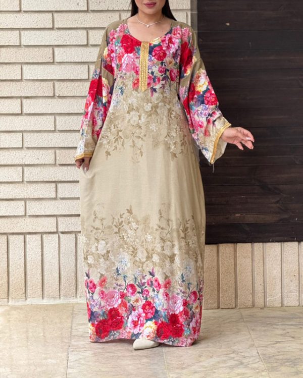ساحلی زنانه زیبا نخی سبک77030