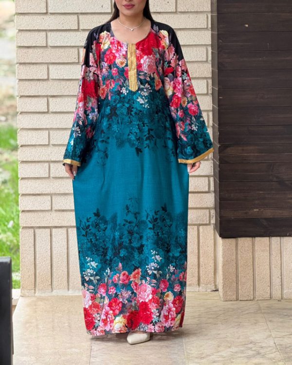 ساحلی زنانه زیبا نخی سبک77030 - Image 3