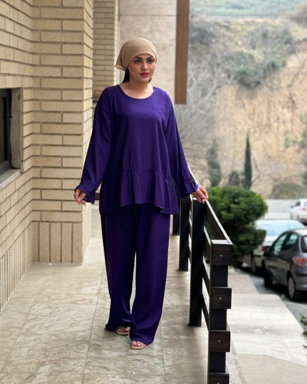 ست بلوز شلوار زنانه عروسکی777568 - Image 10