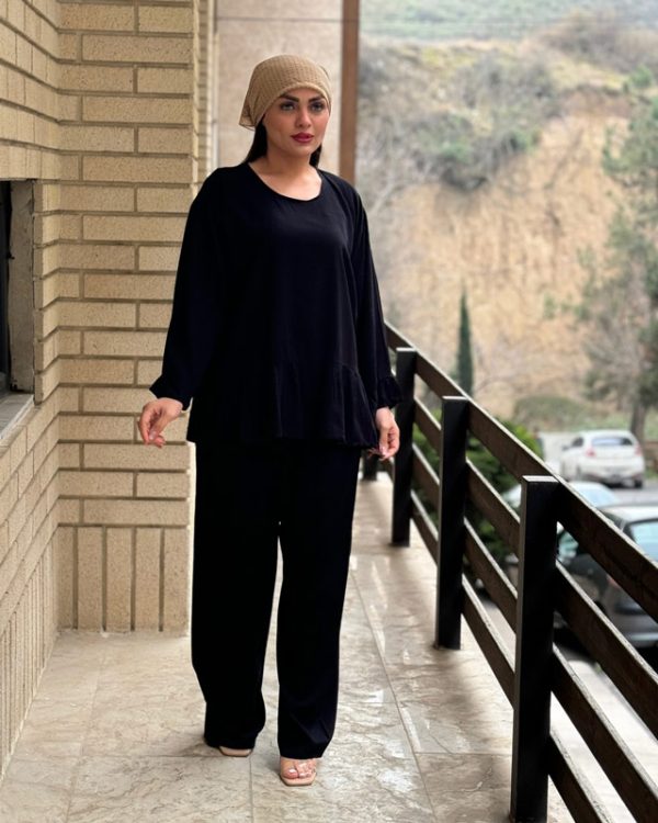 ست بلوز شلوار زنانه عروسکی777568 - Image 8