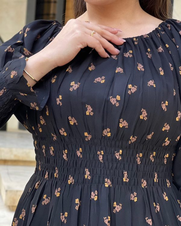 ساحلی دخترانه کمر کش نخی 77003 - Image 6
