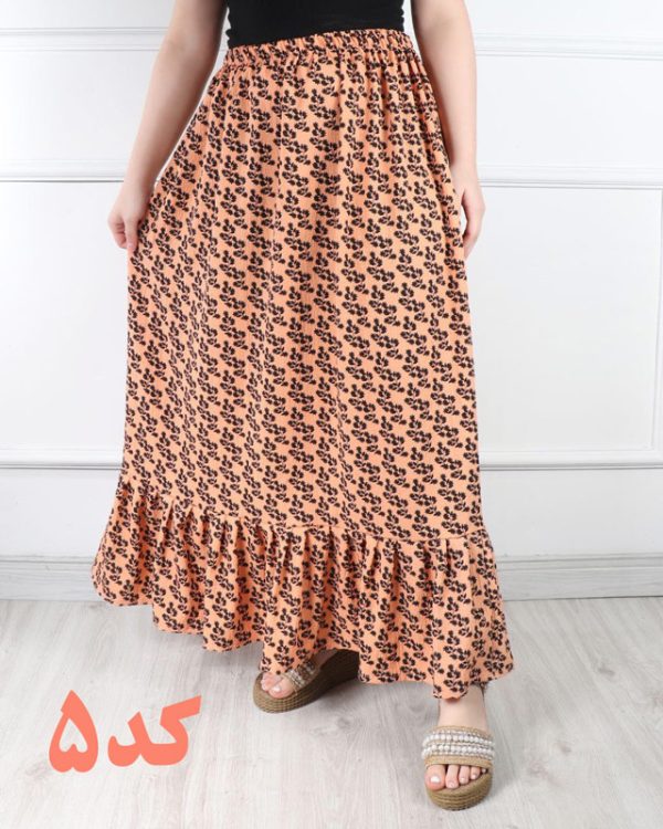 دامن زنانه و دخترانه چین دار فانتزی بهاره77029 - Image 4