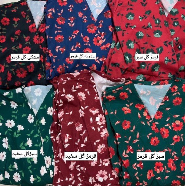 پیراهن گل دار زنانه جدید27142 - Image 3