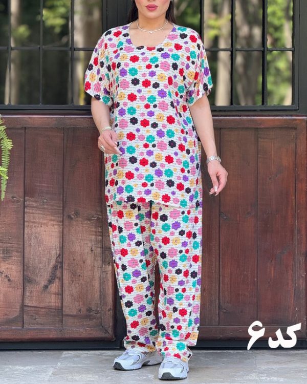 ست بلوز شلوار زنانه کالکشن بهاره774120 - Image 3