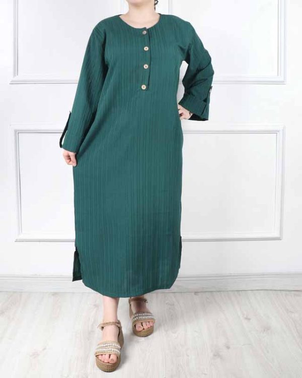 ساحلی مانتویی زنانه دخترانه شیک75761 - Image 12
