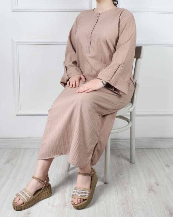 ساحلی مانتویی زنانه دخترانه شیک75761 - Image 10