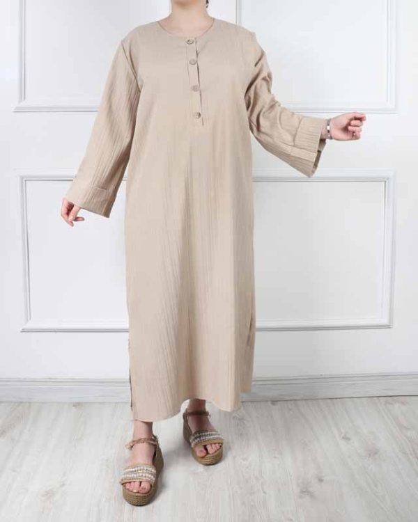 ساحلی مانتویی زنانه دخترانه شیک75761 - Image 8