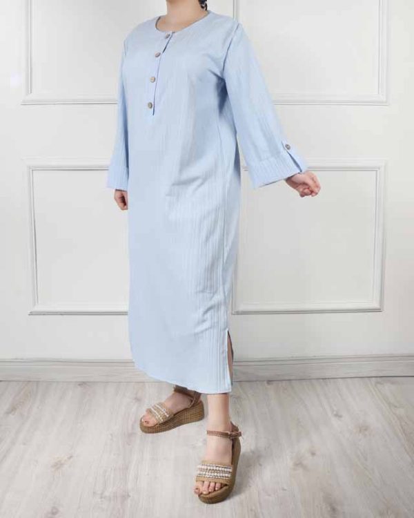 ساحلی مانتویی زنانه دخترانه شیک75761 - Image 7