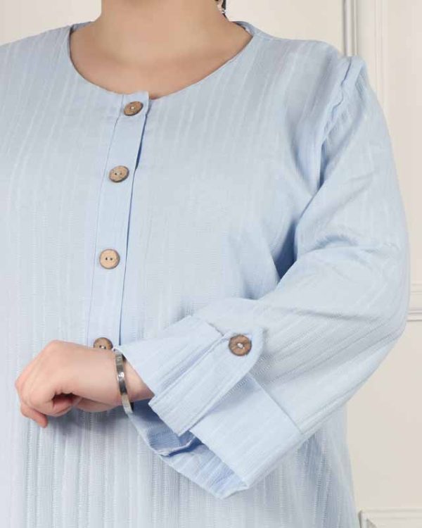 ساحلی مانتویی زنانه دخترانه شیک75761 - Image 6