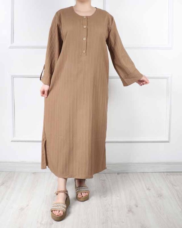 ساحلی مانتویی زنانه دخترانه شیک75761 - Image 3