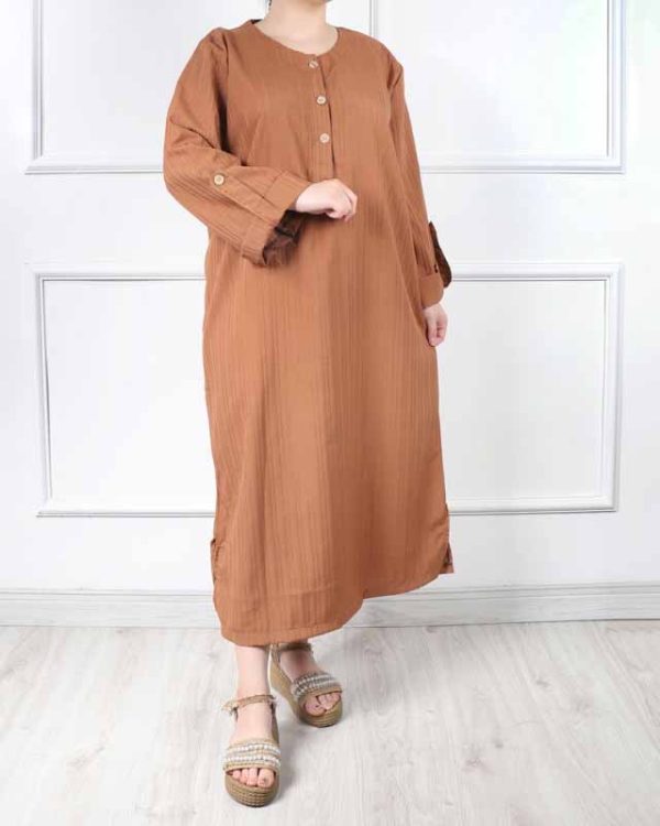 ساحلی مانتویی زنانه دخترانه شیک75761 - Image 2