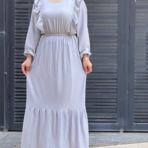 ساحلی پیراهن طرح مانتویی رنگبندی 2669