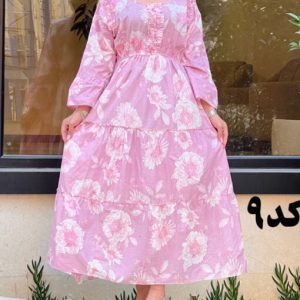 پیراهن ساحلی زنانه دخترانه هندی بهاره 6934