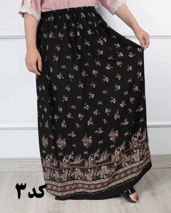 دامن زنانه سایزبزرگ درطرح های شیک774769 - Image 4