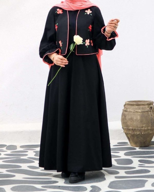 کت سارافن زنانه و دخترانه گلدوزی شده مدل نیایش44178