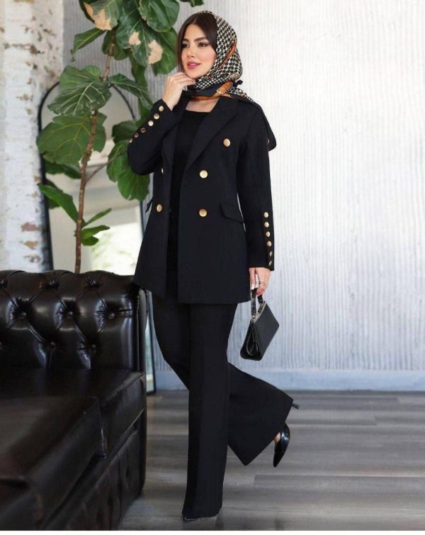 کت شلوار زنانه دخترانه ژینا کالکشن بهاره 44212 - Image 5