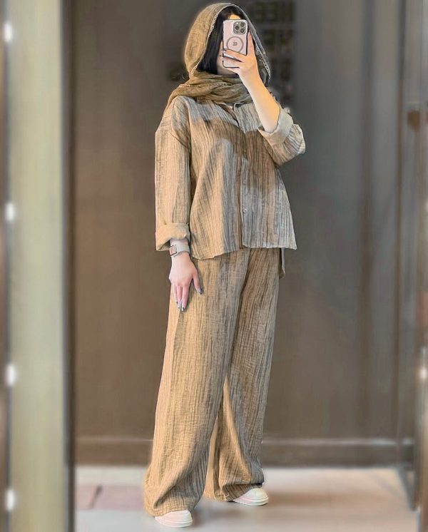 شومیز شلوار زنانه دخترانه گازوییلی کالگشن بهاره 44211