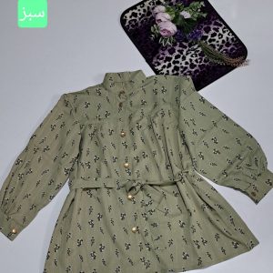 شومیز گل گچی جدید زنانه و دخترانه 6100129