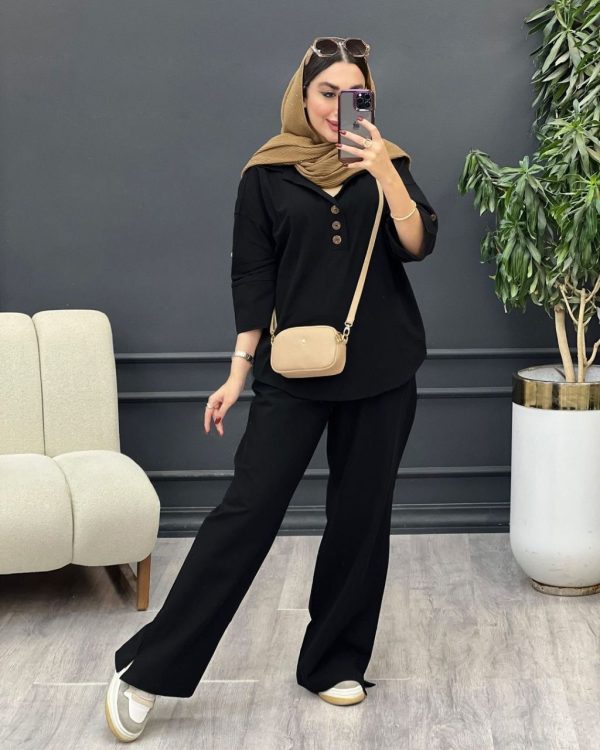 ست شومیز شلوار اسپرت نادین 44187
