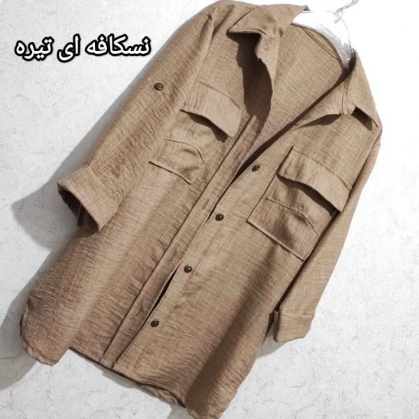 مانتو ملورین کوتاه زنانه جدید 21633 - Image 5
