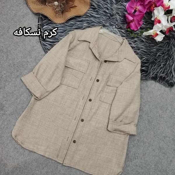 مانتو ملورین کوتاه زنانه جدید 21633 - Image 9