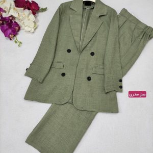 مانتو شلوار زنانه دخترانه فروردین کالکشن بهاره 44307