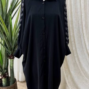 مانتو بلند عبایی زنانه یاقوت 44308