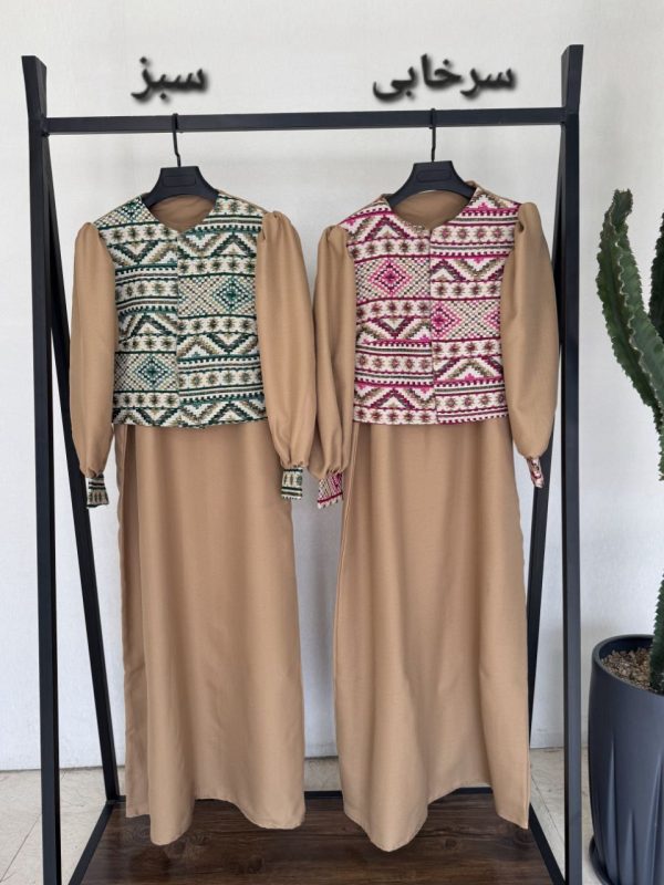 سه تیکه جلیقه و پیراهن و کمربند زنانه و دخترانه 284855 - Image 8