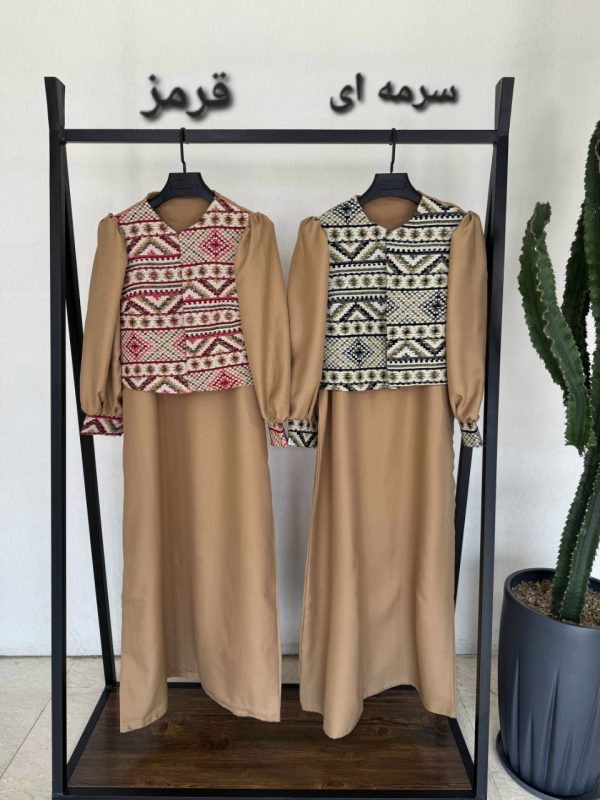 سه تیکه جلیقه و پیراهن و کمربند زنانه و دخترانه 284855 - Image 10