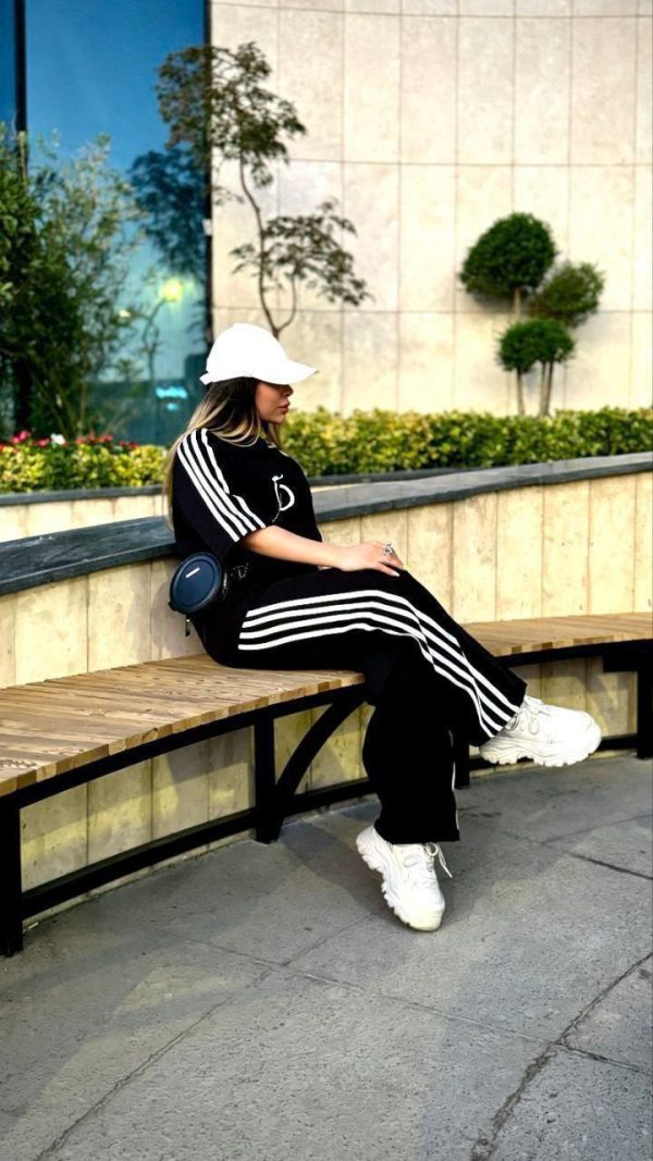 ست دو تیکه تیشرت شلوار اسپرت خاص 44227 - Image 4