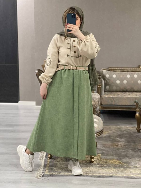 شومیز دامن زنانه و دخترانه خاص ترند سال مدل شکوفه 44231