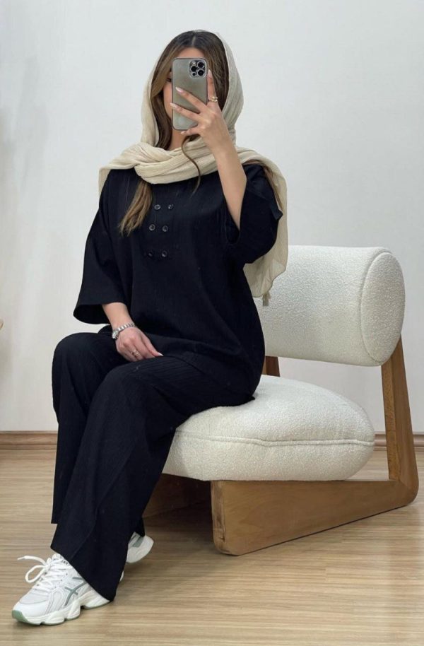 ست مانتو شلوار زنانه و دخترانه سبک و بهاری 4487585 - Image 11