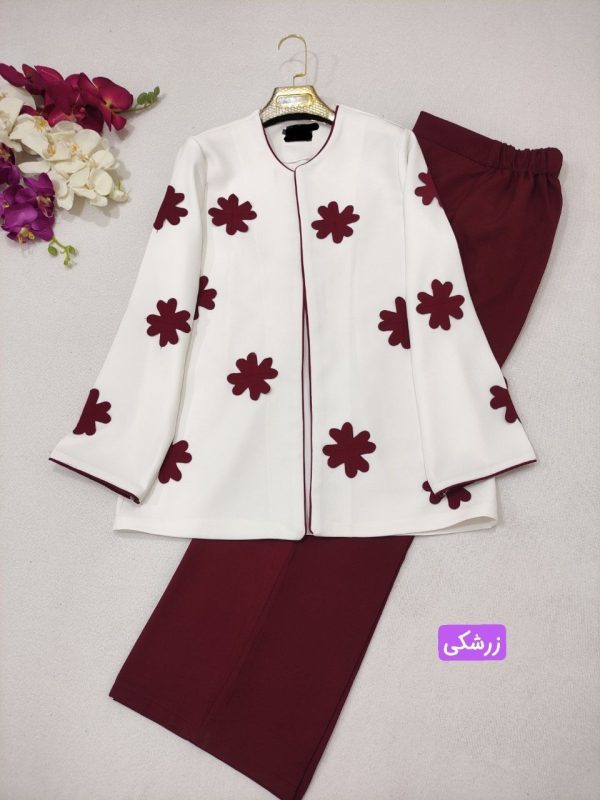 ست کت شلوار زنانه و دخترانه شیک مدل دیانا4484306 - Image 9