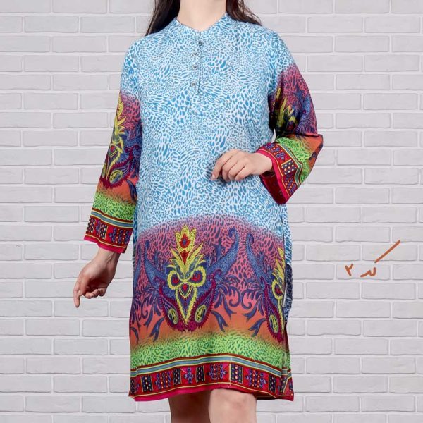 تونیک زنانه دخترانه خنک سنگشور شده77925 - Image 6