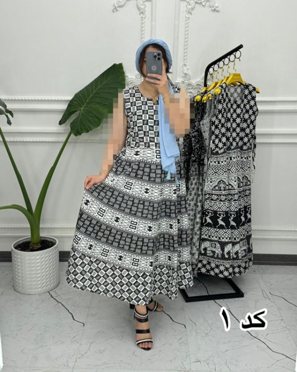 سارافون زنانه دخترانه تابستانه خنک777813 - Image 3
