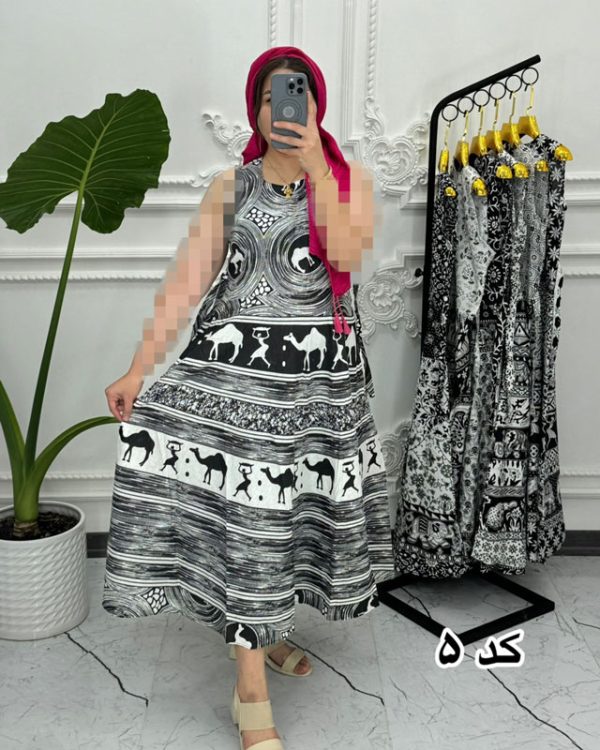 سارافون زنانه دخترانه تابستانه خنک777813 - Image 5