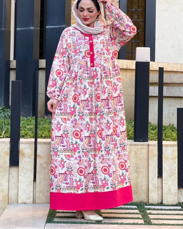 ساحلی زنانه دخترانه خنک دکمه دار ترند770361 - Image 2