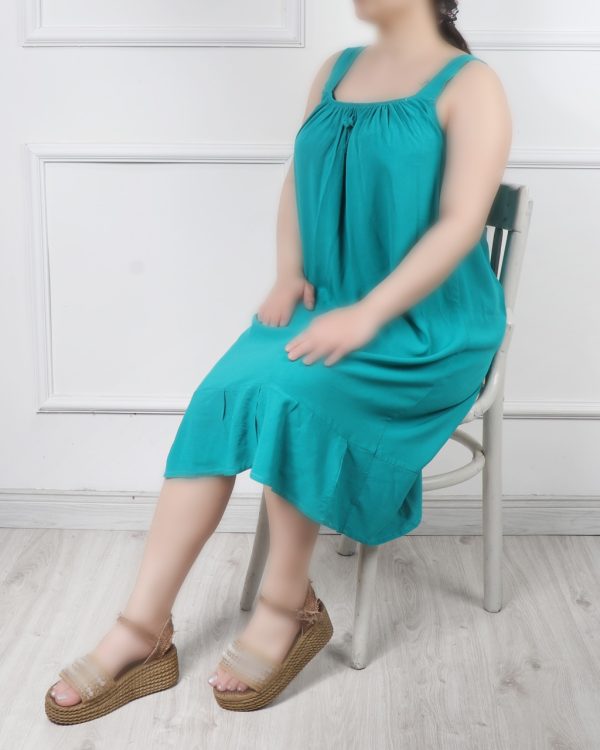 سارافون زنانه نخی ترند چین دار771769 - Image 4
